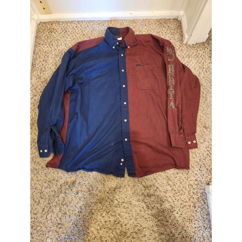 Vintage Mo Betta Garth Brooks Western block Button Up Shirt Made in USA XXL